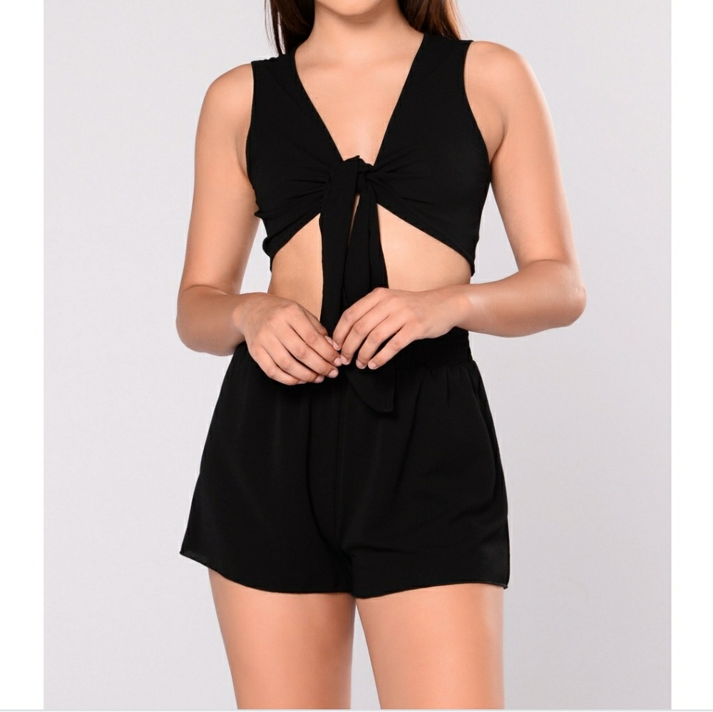 Fashion Nova NWT Black 2 Piece Set